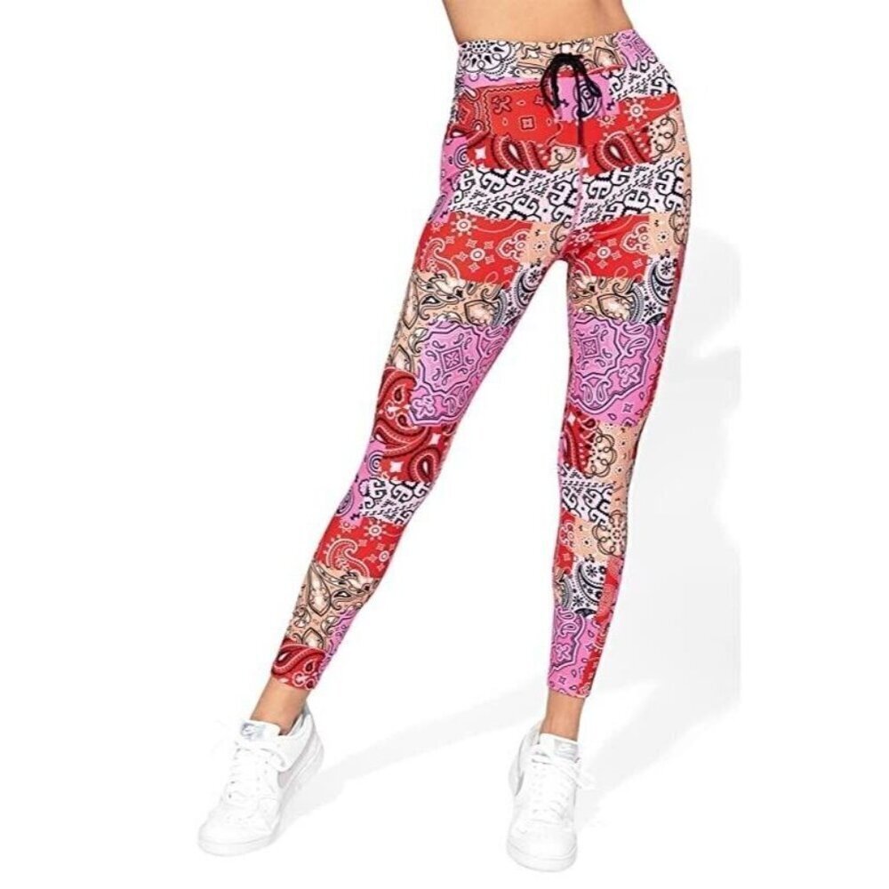 Eleven by Venus Williams Bandana Babe 7/8 Leggings MSRP $98 size large